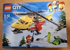 LEGO City 60179 Ambulance Helicopter Snowboarder Set (See Description)