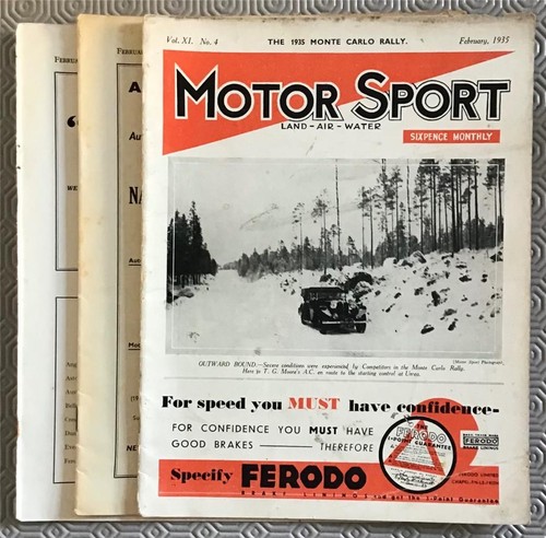 Motor sport magazine feb - motor, 1935