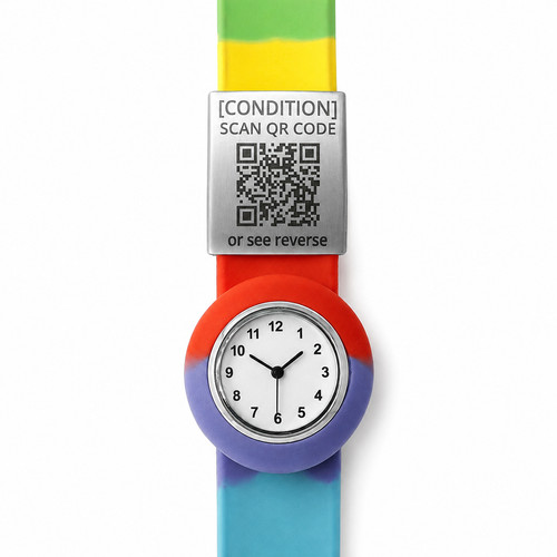 Watch strap tag - tag, engraved