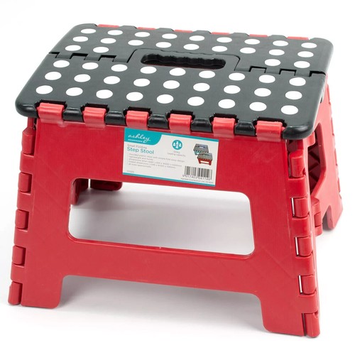 Red folding step - red, anti