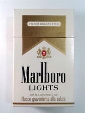 Marlboro Lights Cigarette Collectible Empty Bundle ((RARE NO BAR CODE))