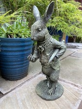 White Rabbit Garden Ornament -