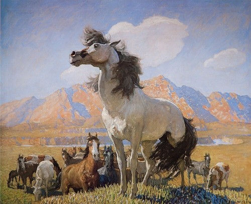 Wyeth smokey face - smokey,
