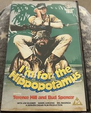 IM FOR THE HIPPOPOTAMUS VIDEO VHS RARE BUD SPENCER TERENCE HILL COMEDY ACTION