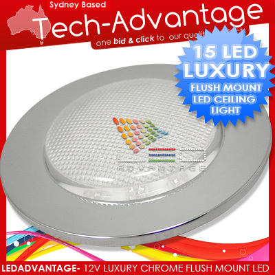 12v recessed luxury chrome - 12v,