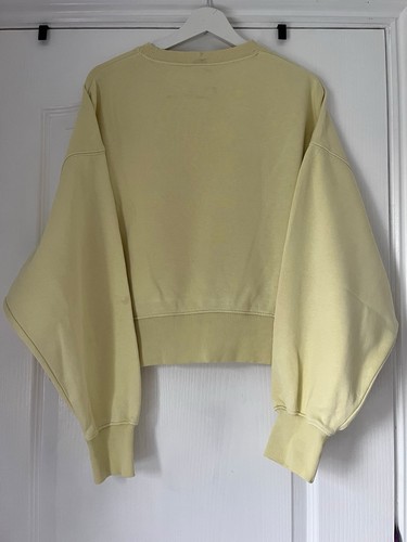 Nike yellow cropped - yellow, pullover