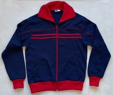 Vtg 1970s Men’s Unisex Zip Up Tracksuit Top Jacket