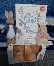 Peter Rabbit Wooden Bookends/