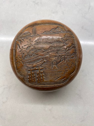 Antique japanese wooden - antique, carved