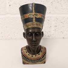 VERONESE 2000 QUEEN NEFERTITI HEAVY CAST BRONZE RESIN STATUE
