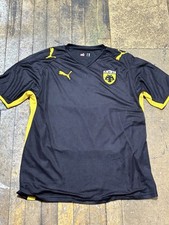 AEK Athens Black Puma Football Shirt Blanco 18 M Medium Used BR3