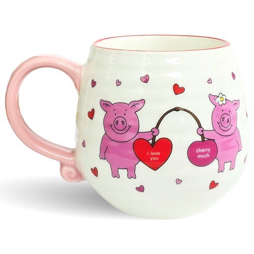 Percy pig mug love you - percy, mug,