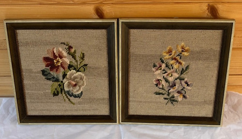 Pair vintage framed - vintage,