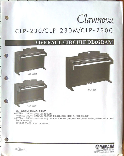 Yamaha clp 230 230m 230c - clp-230,