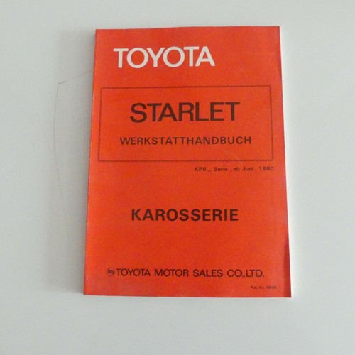 Workshop manual toyota starlet - toyota,