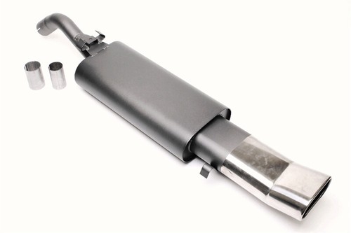 Sports exhaust steel 70x140mm - sports,
