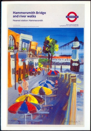 Modern postcard hammersmith - modern, postcard: