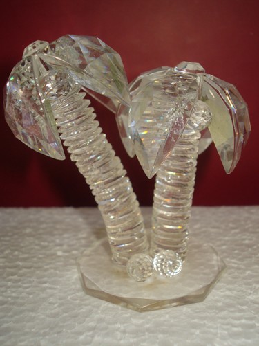 Crystal glass coconut palm - crystal,