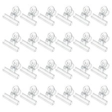 24 Pcs Plastic Bull Dog Clip