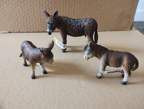 Schleich donkeys new - 3,