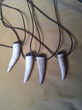 Deer Antler Tip Necklaces Pendant