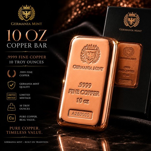 10oz germania mint - mint, cast