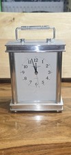 London Clock Company Silver Mantel Clock Quartz - LC Designs Ref 02114