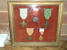 RARE ANTIQUE CASED SET OF FIVE