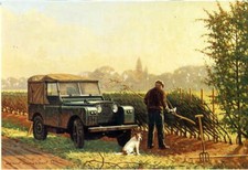 'LAND ROVER' - WITH HEDGE