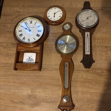 Vintage Clock Collection Banjo Weather Station Clocks Also  Bundle