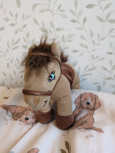 Brown horse with detachable - horse,
