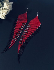 Tribal Earrings Native Large