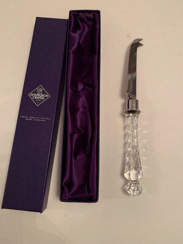 Edinburgh crystal cheese knife - crystal,