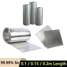 99.995% Pure Tin Metal Sheet