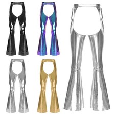 Men's Shiny Metallic Pants