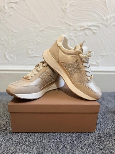Carvela angelina gold trainers - gold,