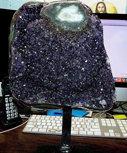 Huge amethyst crystal - amethyst, cluster