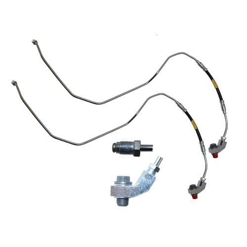 Pair rear brake hoses - rear,