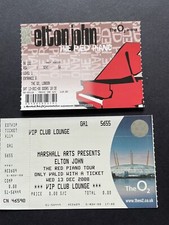 Elton John Ticket And VIP Lounge Pass  2008