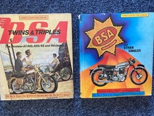 BSA Gold Star and other singles    and BSA Twins and Triples Two Roy Bacon books