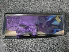 Vintage Lloyd Menswear Purple Velvet Bow Tie And Cumberband