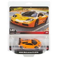 HOT WHEELS PREMIUM 1/43 1995 MCLAREN F1 GTR #14 HWT15