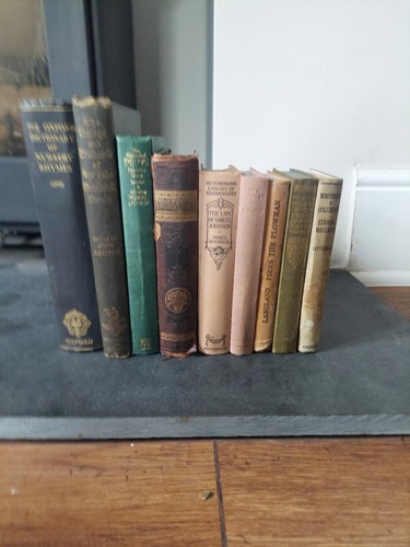 Vintage antique book bundle - book,