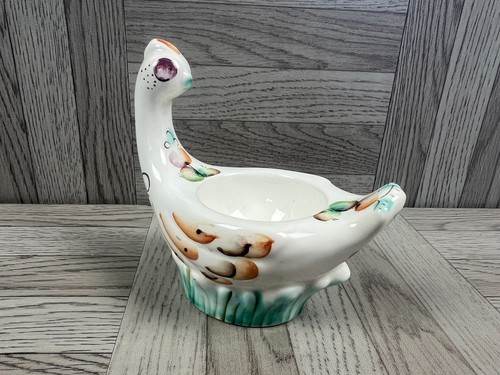 Waterfowl salt jar - -, porcelain