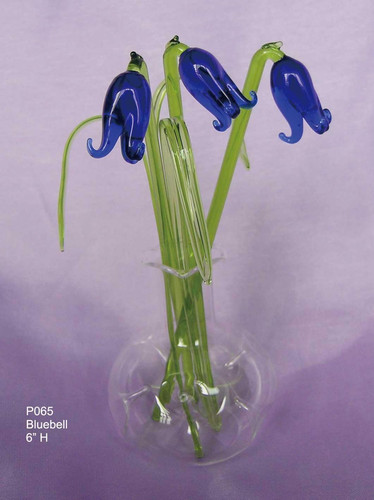 Glass flowers vase - glass,