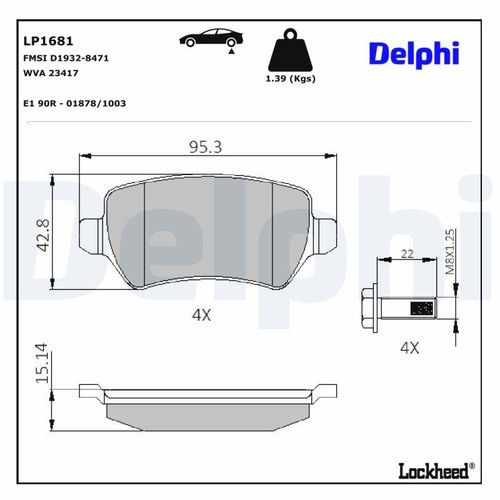 Disc brake pad - brake,