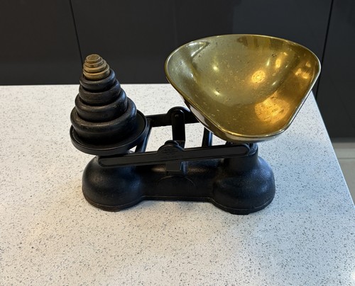 Vintage salter scales with - vintage,