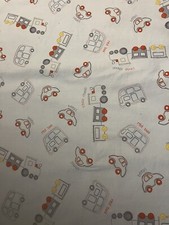 Mothercare Kids 72 Inch Blue Cars And Trains curtains X 66 Inch Wide