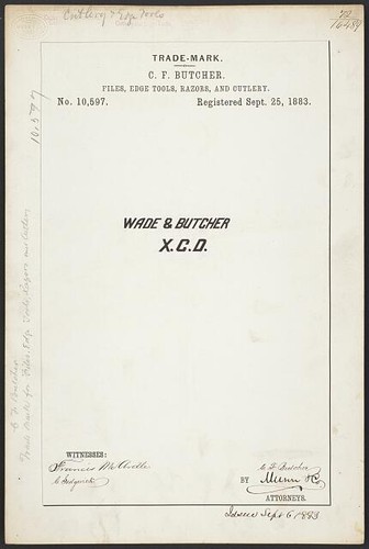 Butcher for wade - f., &