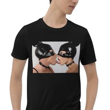 Lesbian Lovers Kissing Love Bunny Girls Unisex classic Shirt